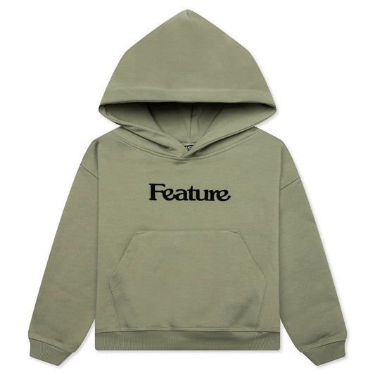Kids Academy Hoodie - Oil Green
