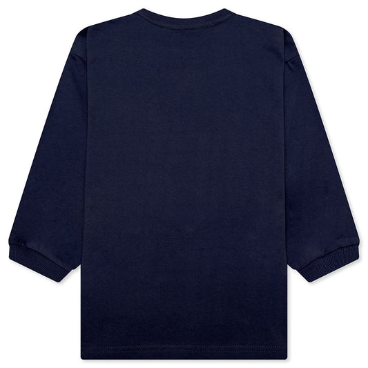 Kids Academy L/S T-Shirt - Navy Blazer