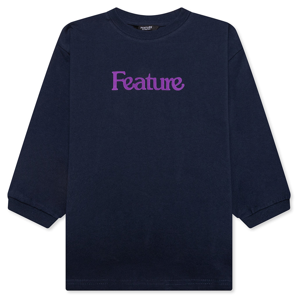 Kids Academy L/S T-Shirt - Navy Blazer