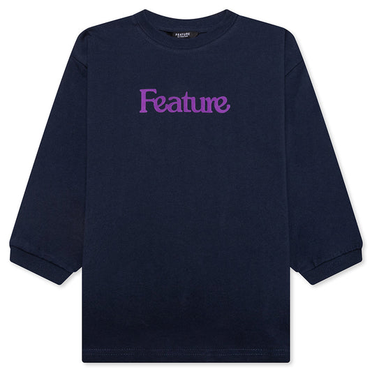 Kids Academy L/S T-Shirt - Navy Blazer