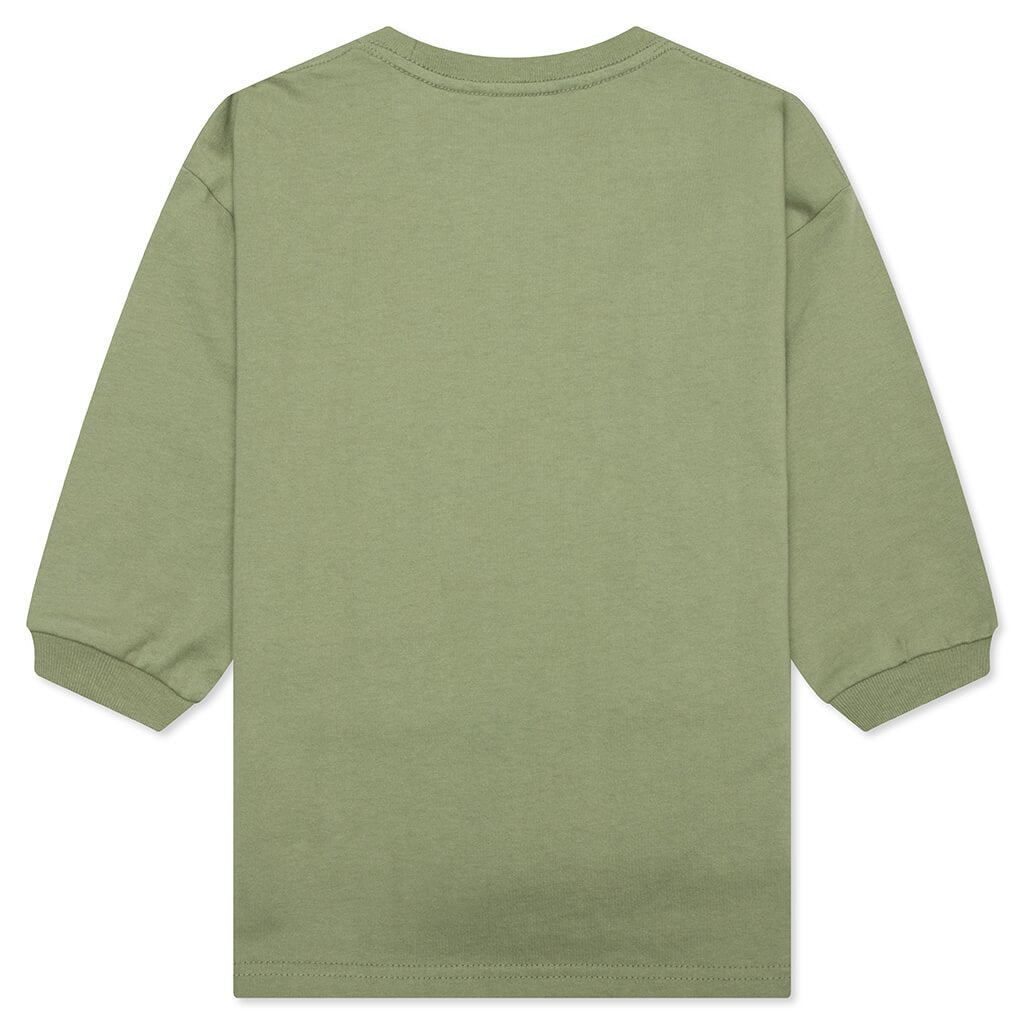 Kids Academy L/S T-Shirt - Oil Green