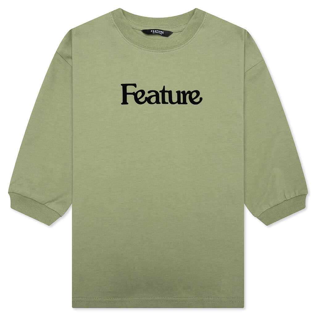 Kids Academy L/S T-Shirt - Oil Green