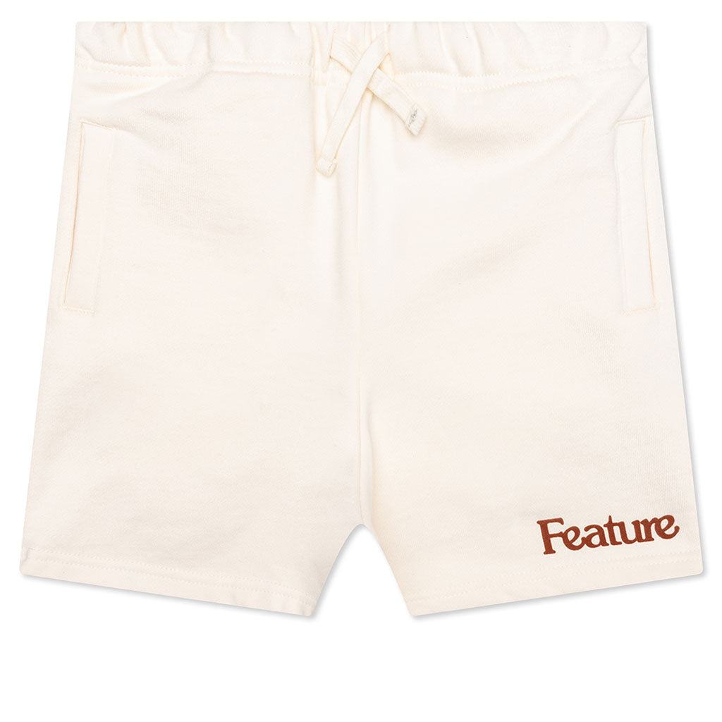Kids Academy Sweatshorts - Cannoli Cream