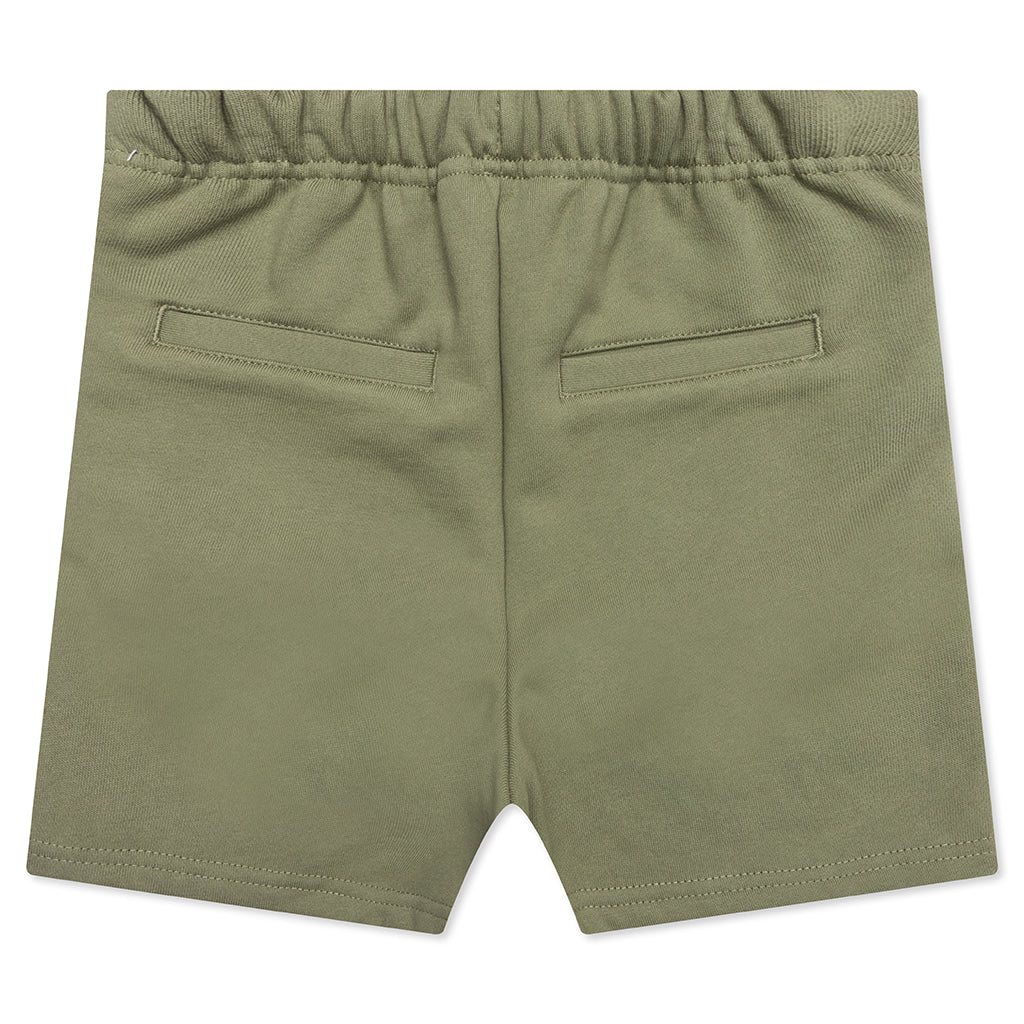 Kids Academy Sweatshorts - Oil Green