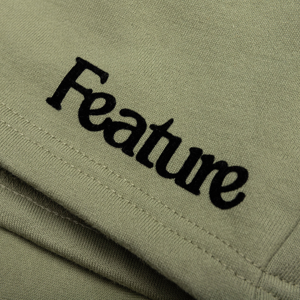 Kids Academy Sweatshorts - Oil Green