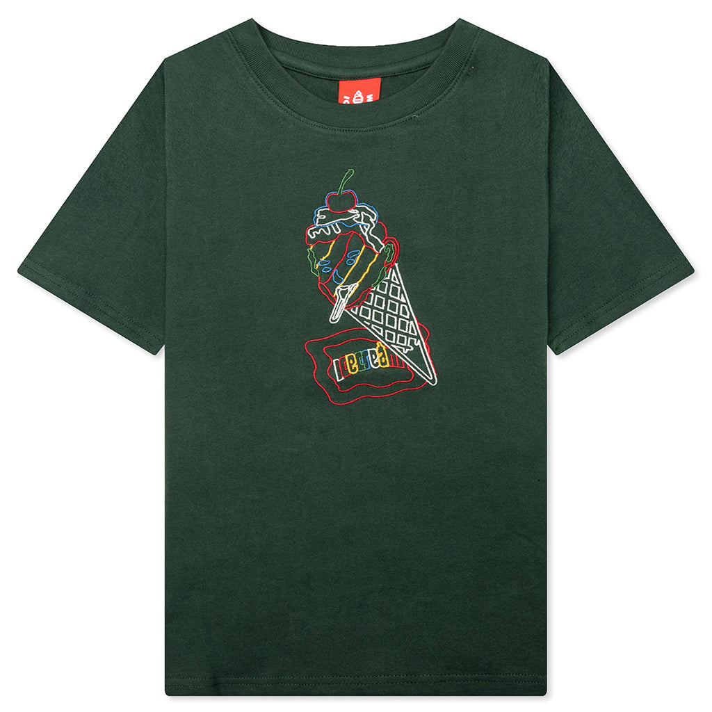 Kids Coneman S/S Knit - Jungle Green
