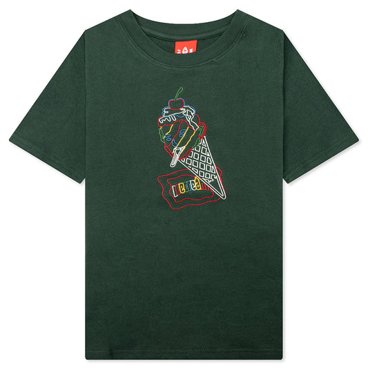 Kids Coneman S/S Knit - Jungle Green
