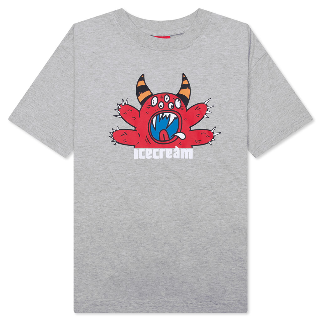 Kids Cookie Monster S/S - Heather Gray