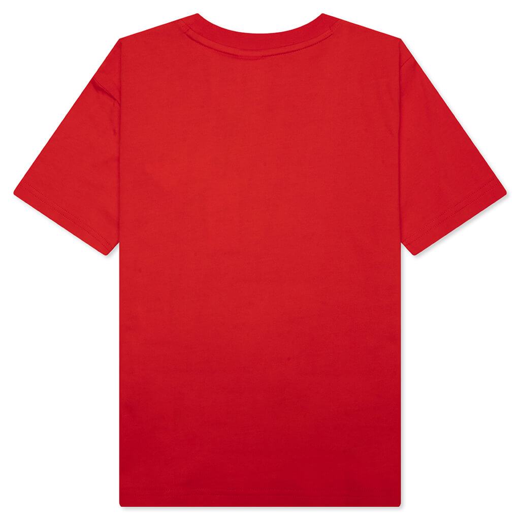 Kids Double Dip S/S Tee - Fiery Red
