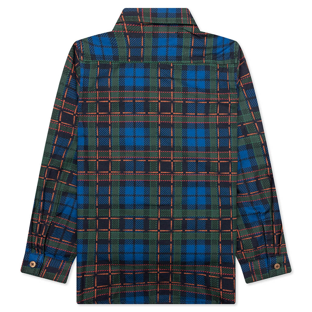 Kids Explore L/S Woven - Plaid