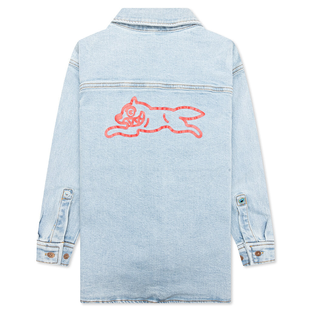 Kids Oversized Waterfall Shirt Jacket - Fresh Air