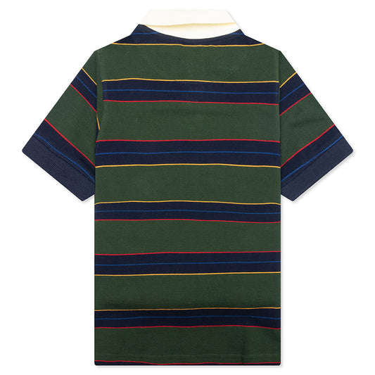 Kids Waterside S/S Polo - Jungle Green