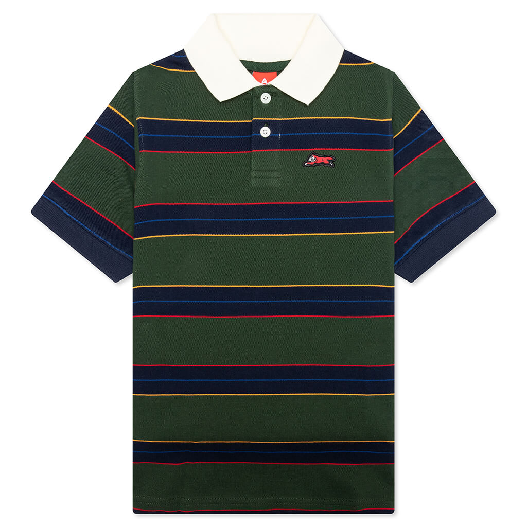 Kids Waterside S/S Polo - Jungle Green
