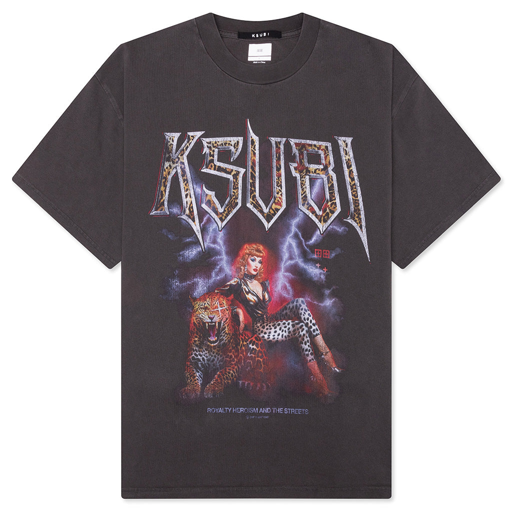 Kingdom Ekcess S/S Tee - Faded Black