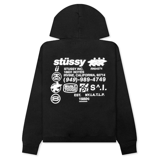 DNA Zip Hoodie - Black