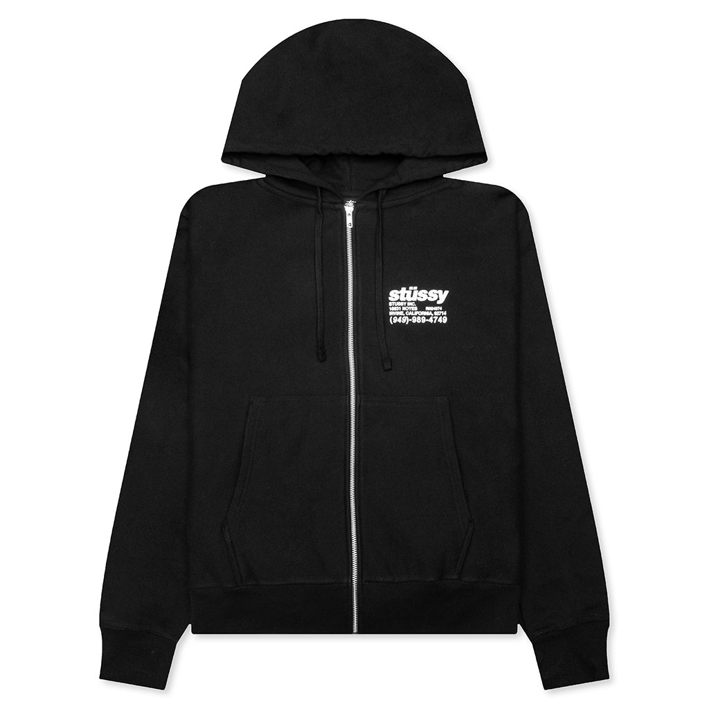 DNA Zip Hoodie - Black