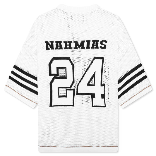 Knit 24 Football Shirt - White