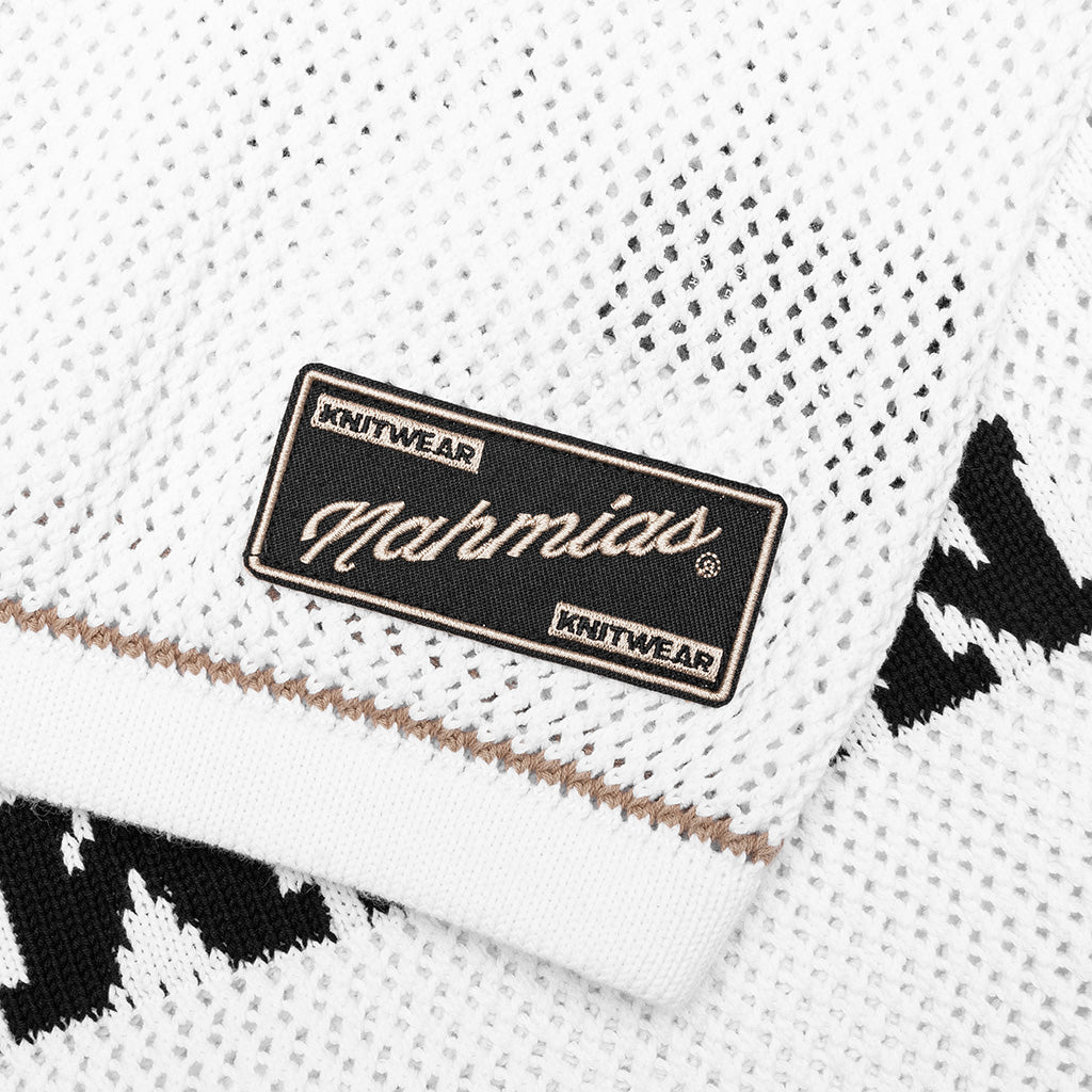 Knit 24 Football Shirt - White