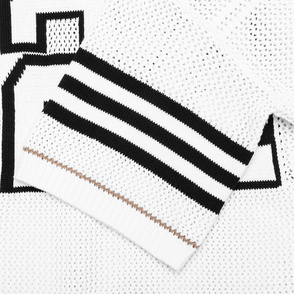 Knit 24 Football Shirt - White