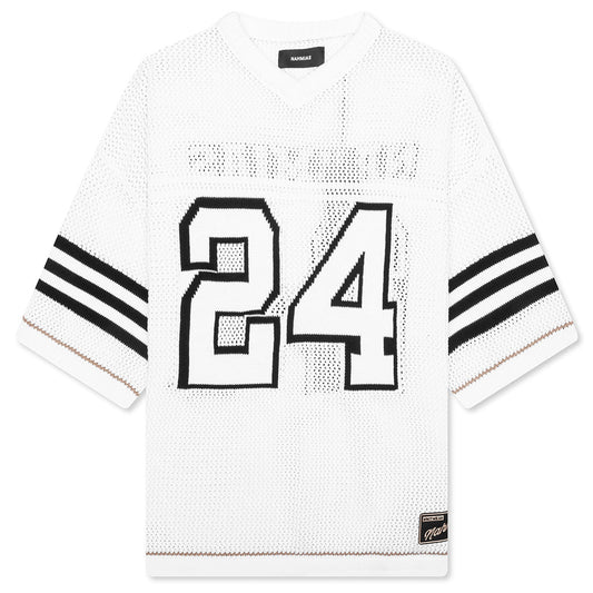 Knit 24 Football Shirt - White