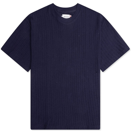 Knit Box Tee - Navy