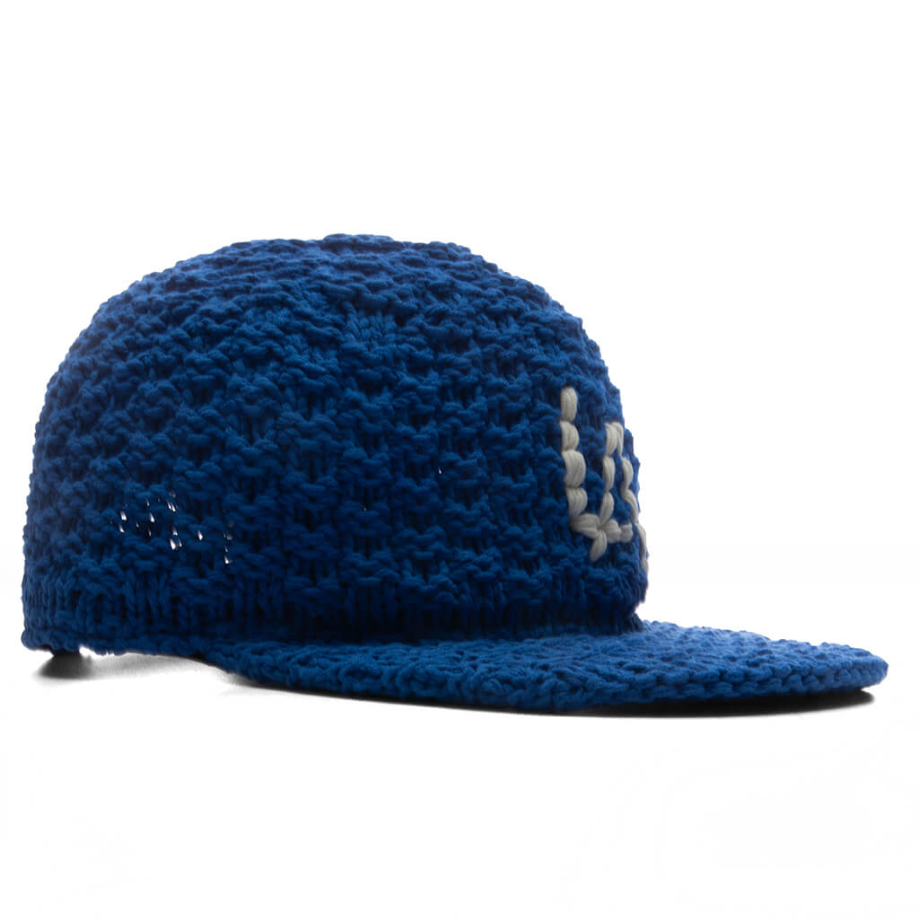 Crochet Knit Cap - Blue