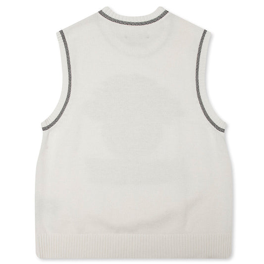 Knit Varsity Basketball Jersey - White