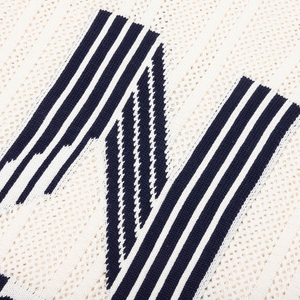 Knitted Tech 'N' Football Shirt - Ivory