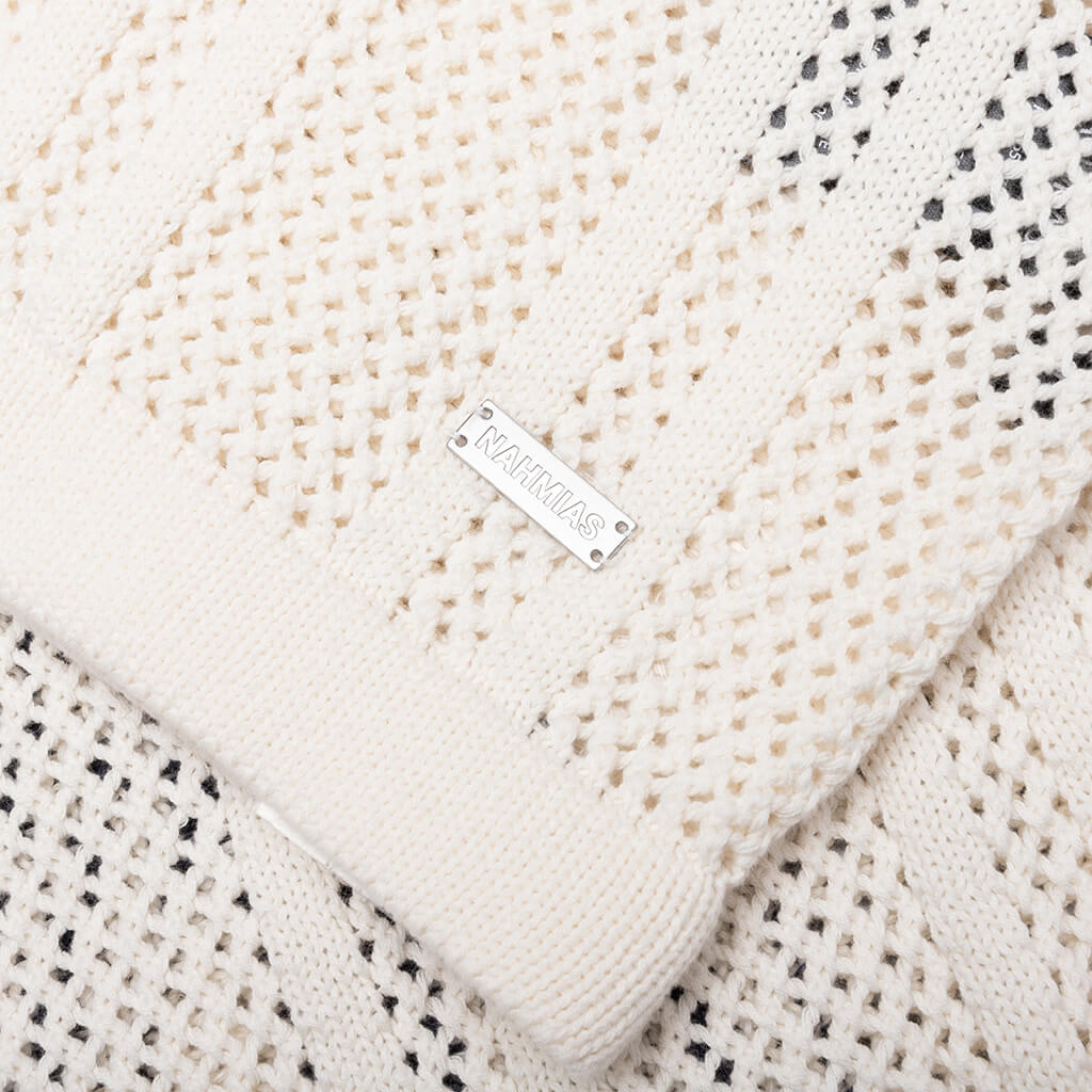 Knitted Tech 'N' Football Shirt - Ivory