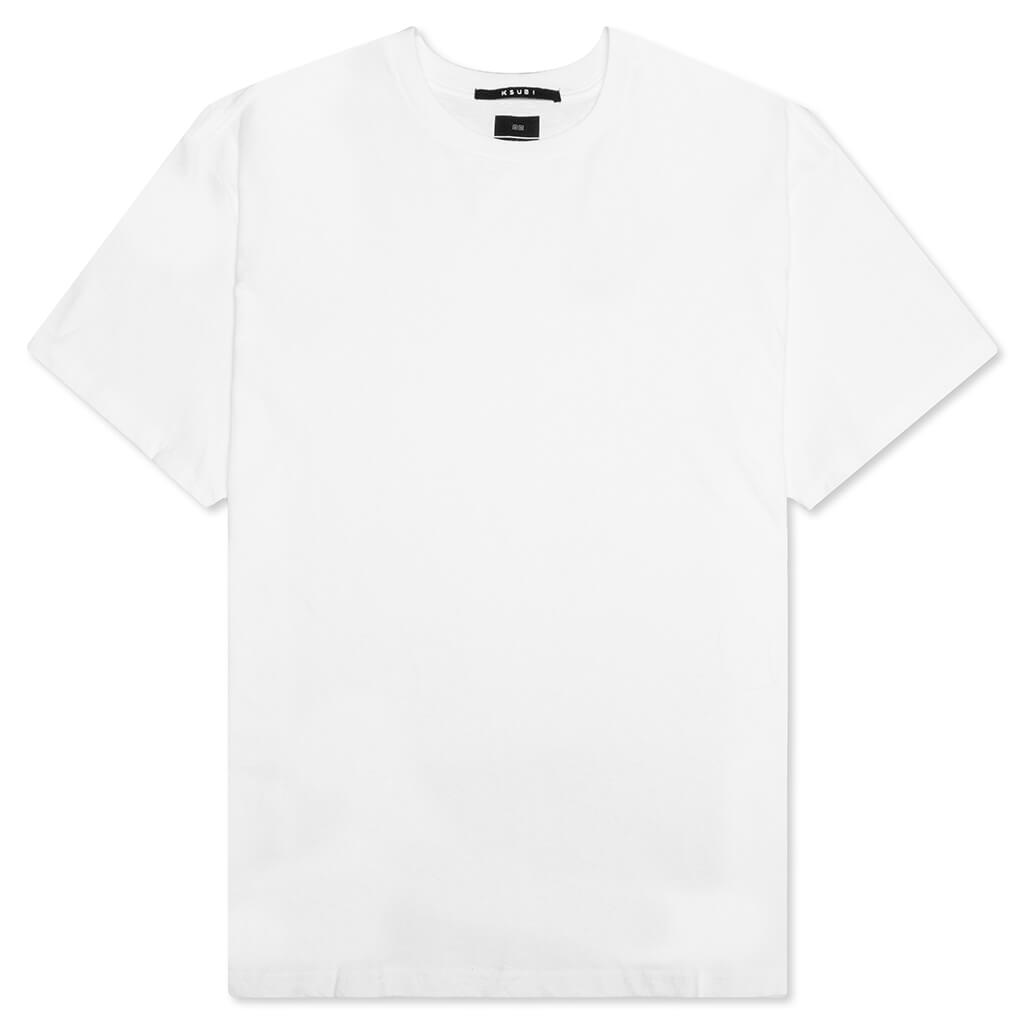 4 x 4 Biggie S/S Tee - White/Orange