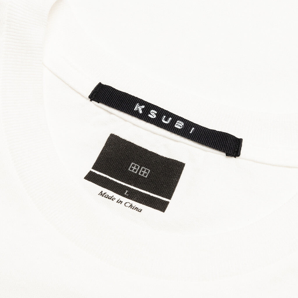 Biggie S/S Tee - Worn In White
