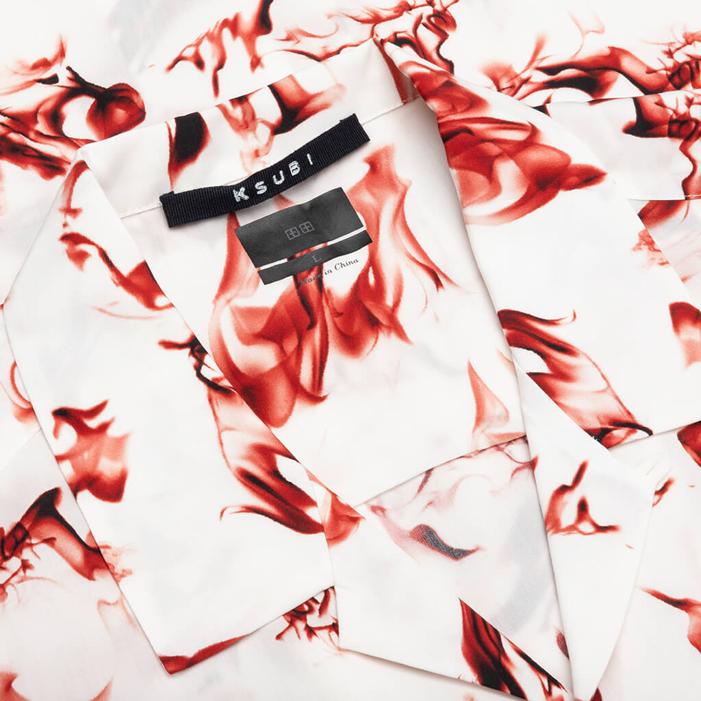 Burnt Resort S/S Shirt - White