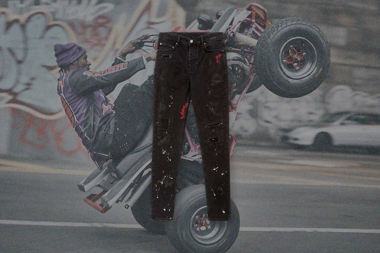 Ksubi x ASAP TyY Chitch Pant - Boneyard