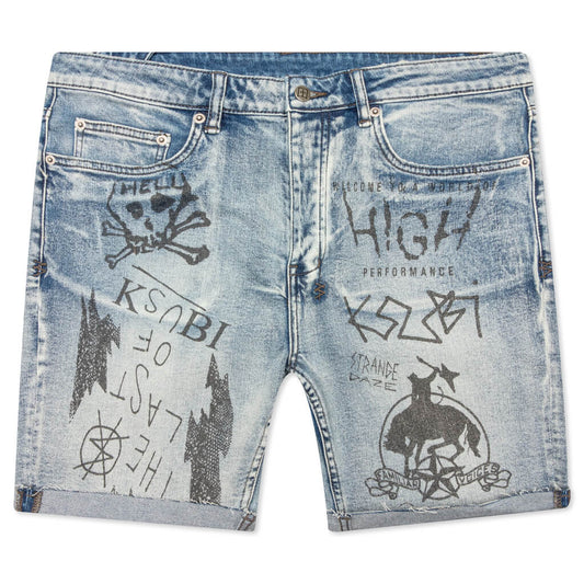 Chopper Short - Nowhere Punk Blue
