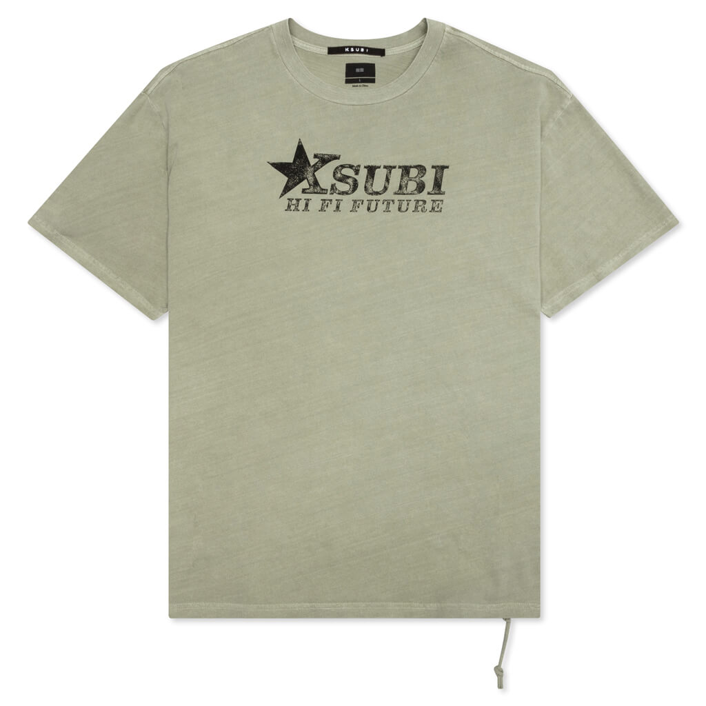 Hi Fi Biggie S/S Tee - Faded Khaki