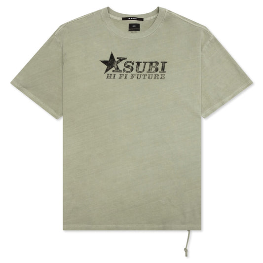 Hi Fi Biggie S/S Tee - Faded Khaki