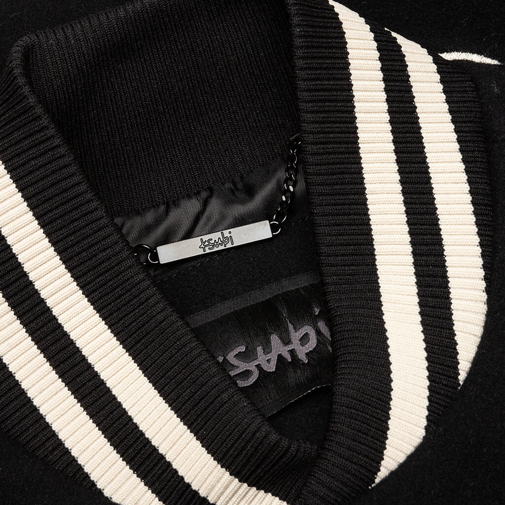 King Letterman Jacket - Black
