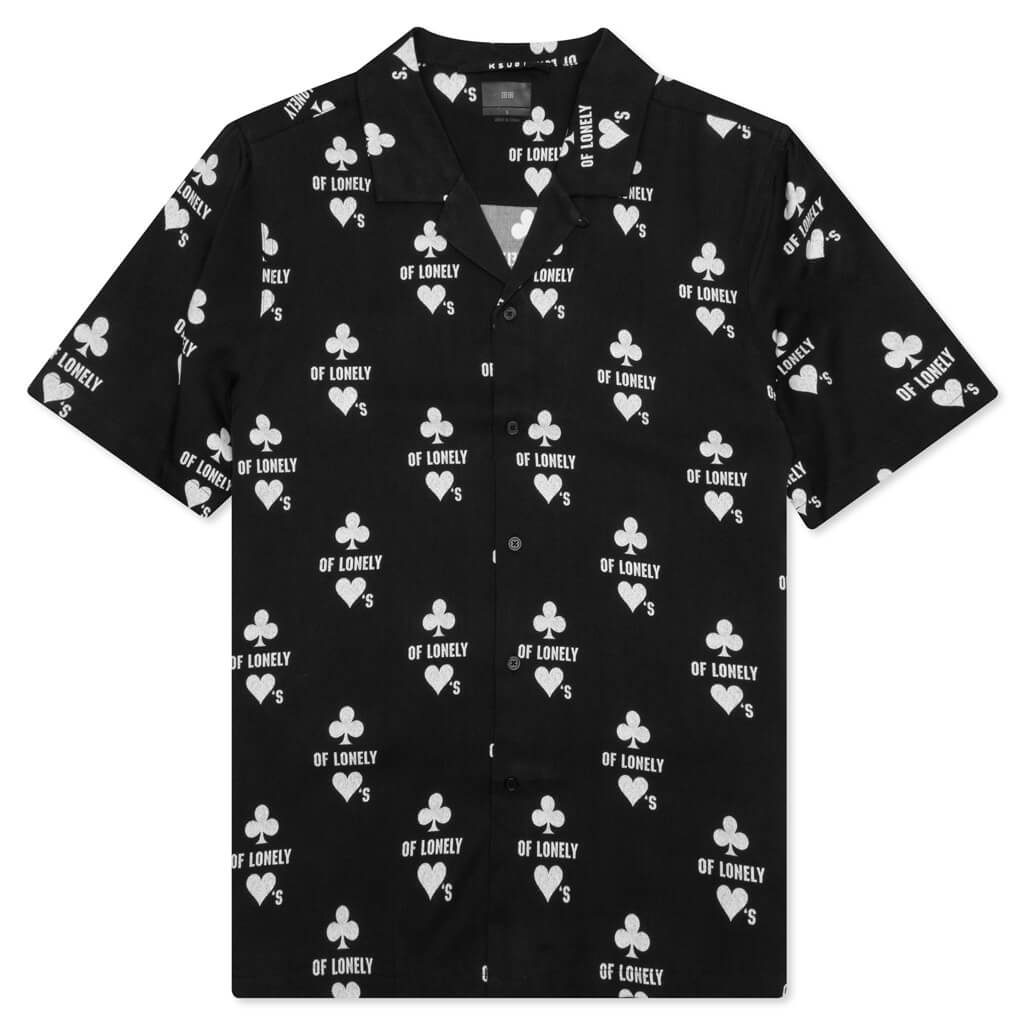 Klub Of Hearts Resort S/S Shirt - Black