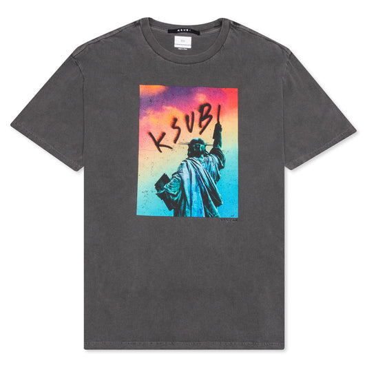 Liberated Biggie S/S Tee - Washed Grey