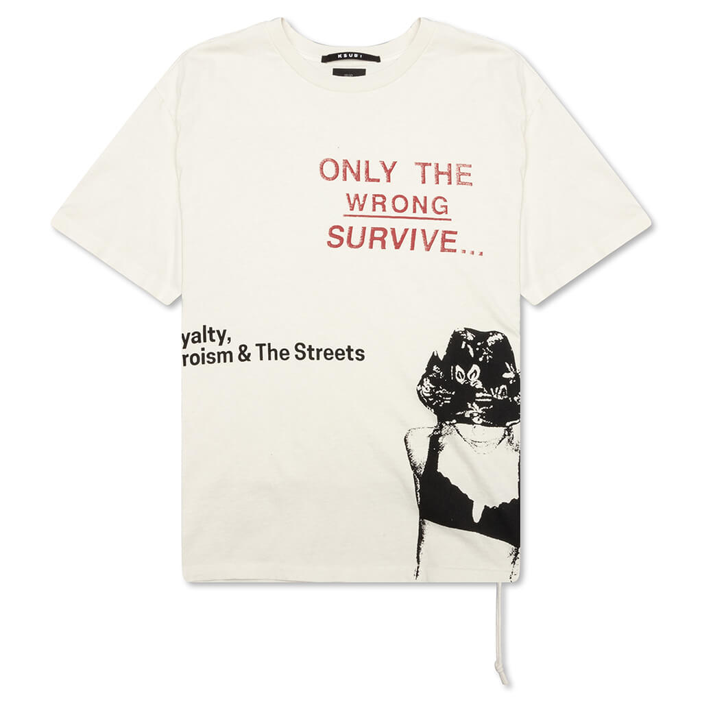 Survive Biggie S/S Tee - Chalk