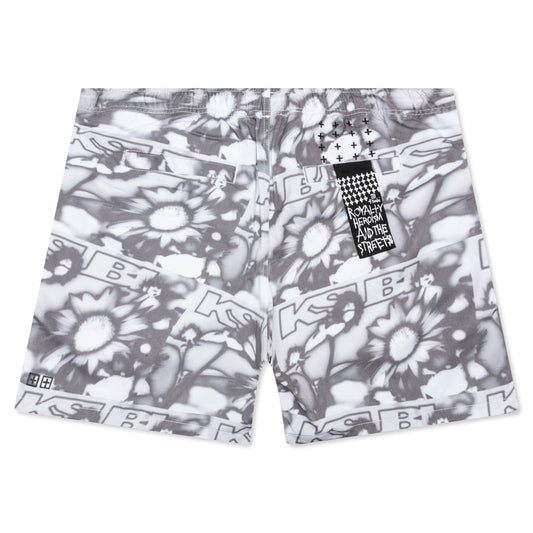 UV Flower Walkshort - Greyscale