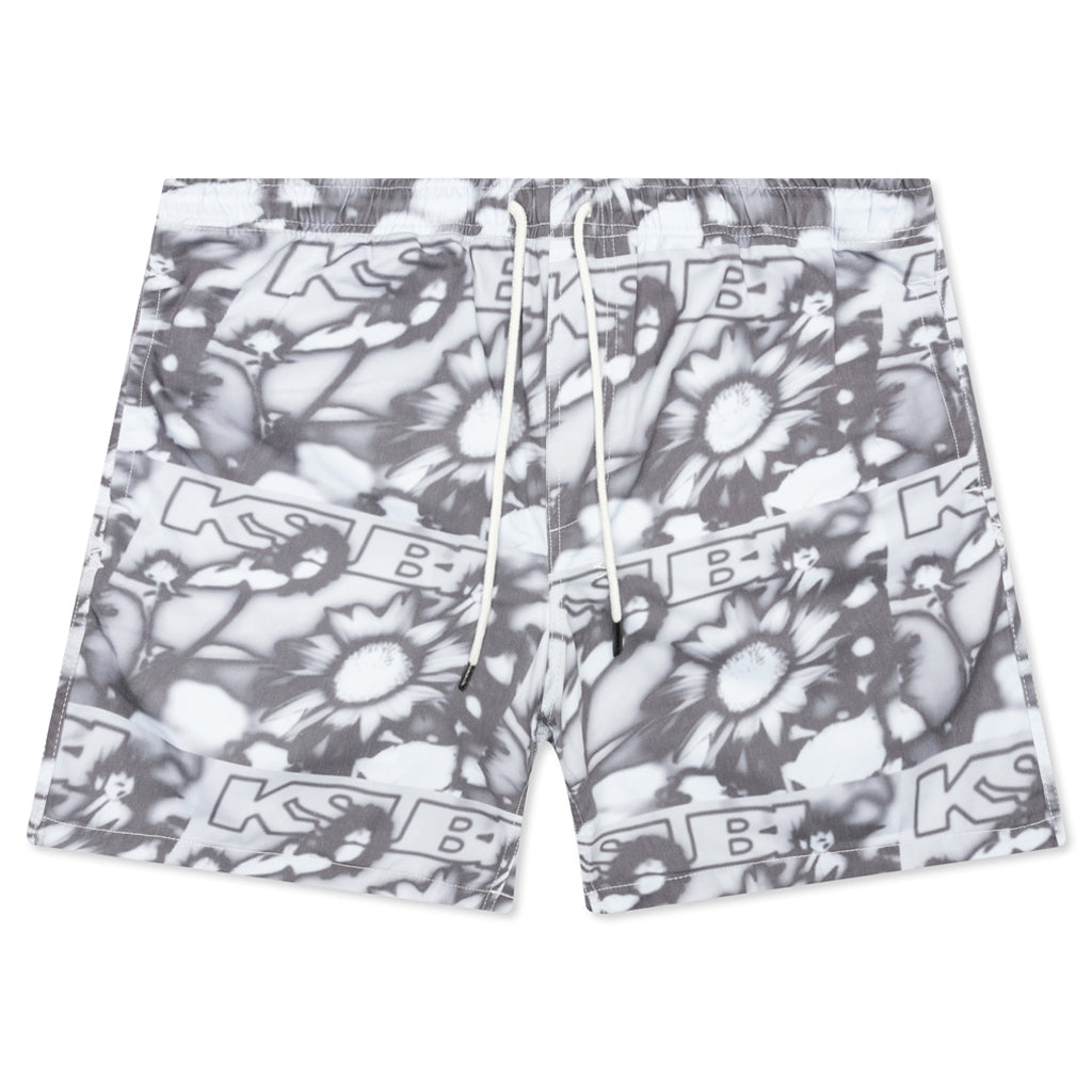 UV Flower Walkshort - Greyscale