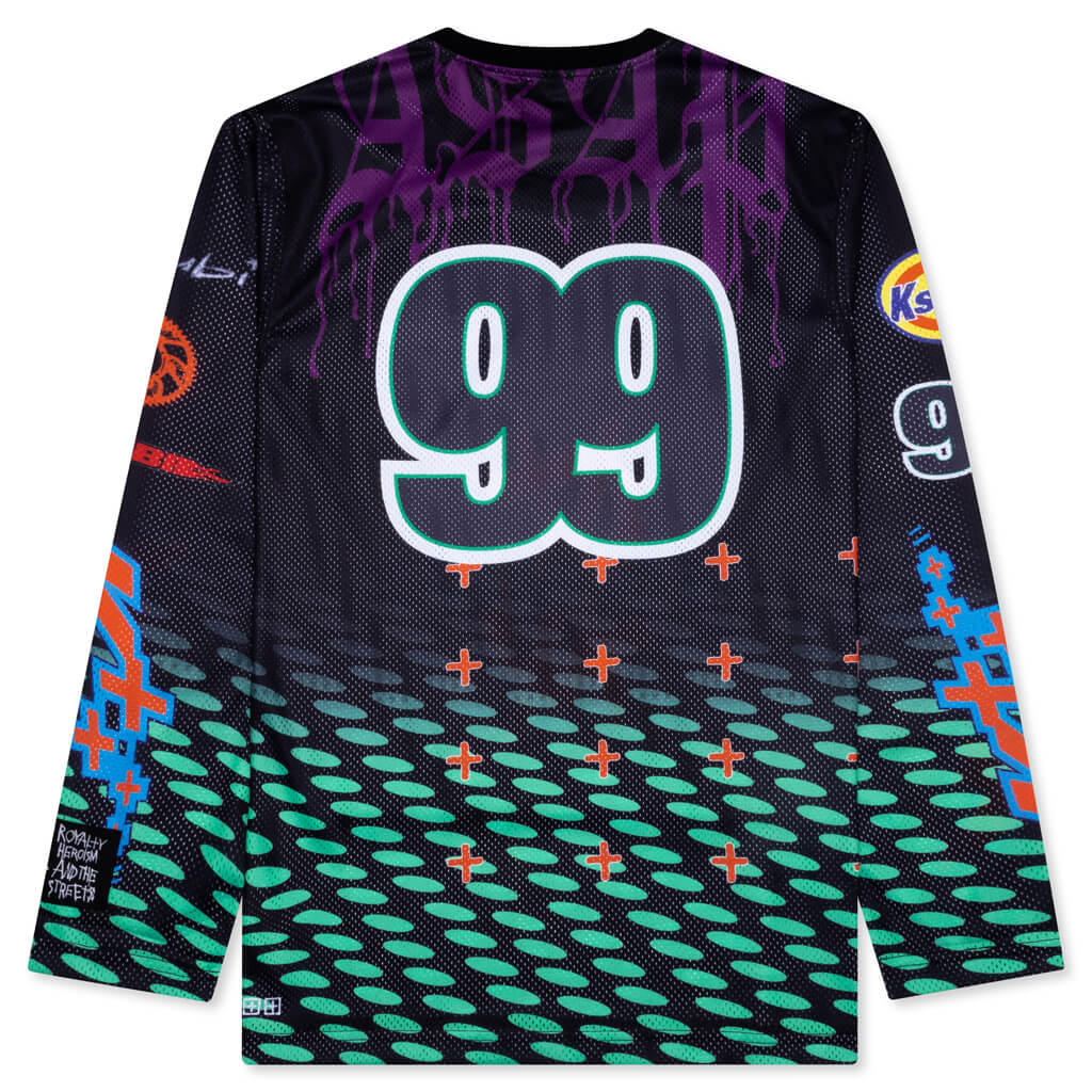 Ksubi x ASAP TyY Moto Jersey - Black