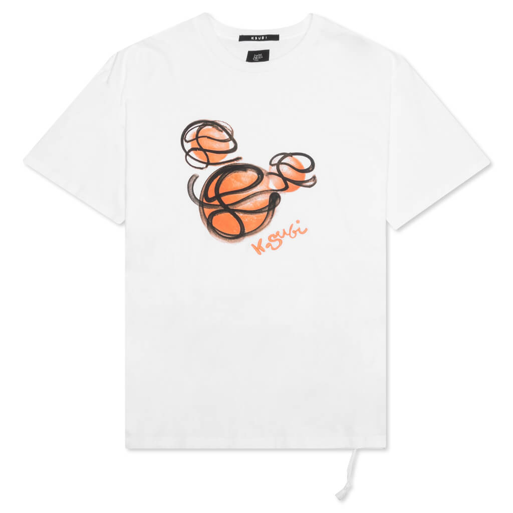 Ksubi x HidjiWorld Bball Biggie S/S Tee - White