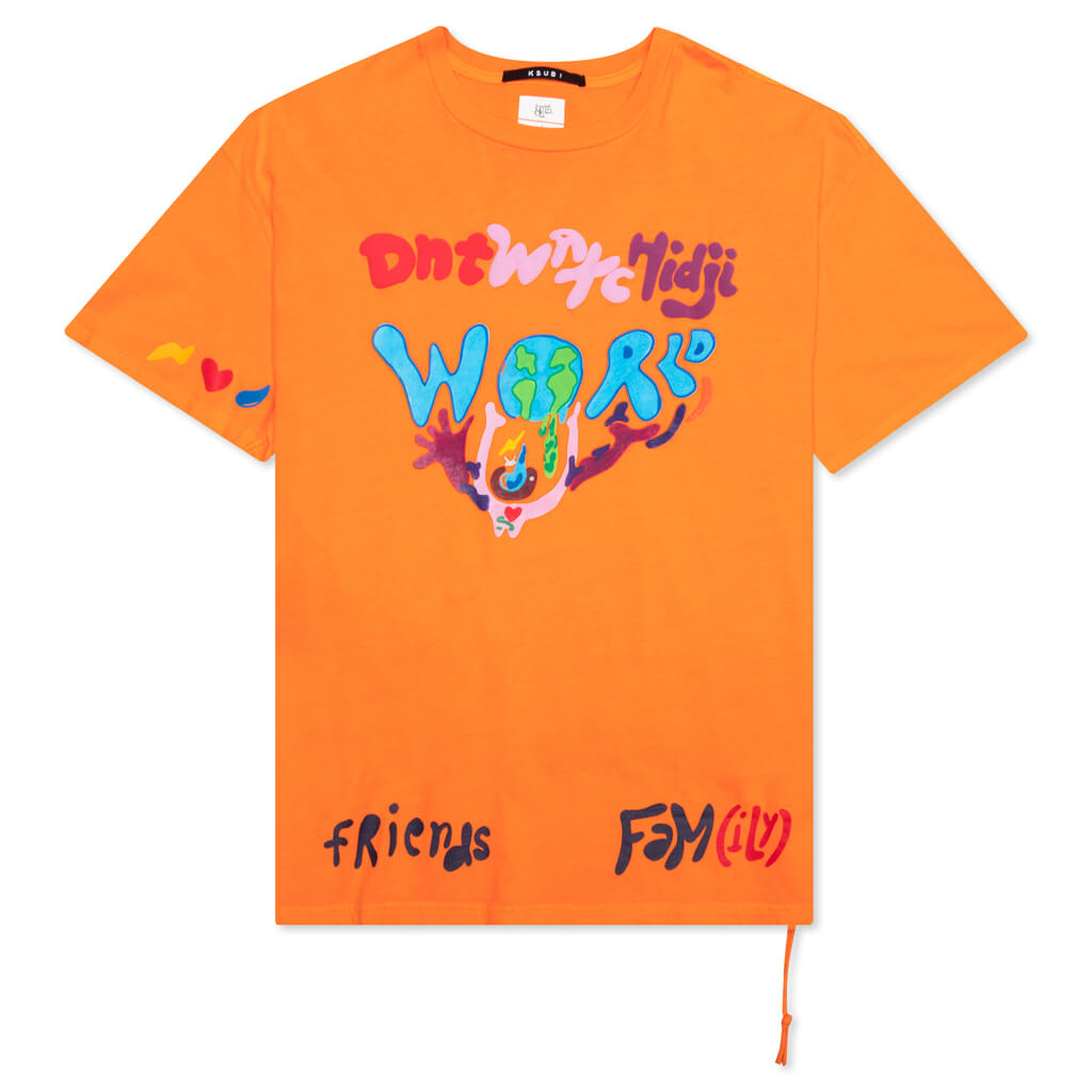 Ksubi x HidjiWorld ILY Biggie S/S Tee - Orange