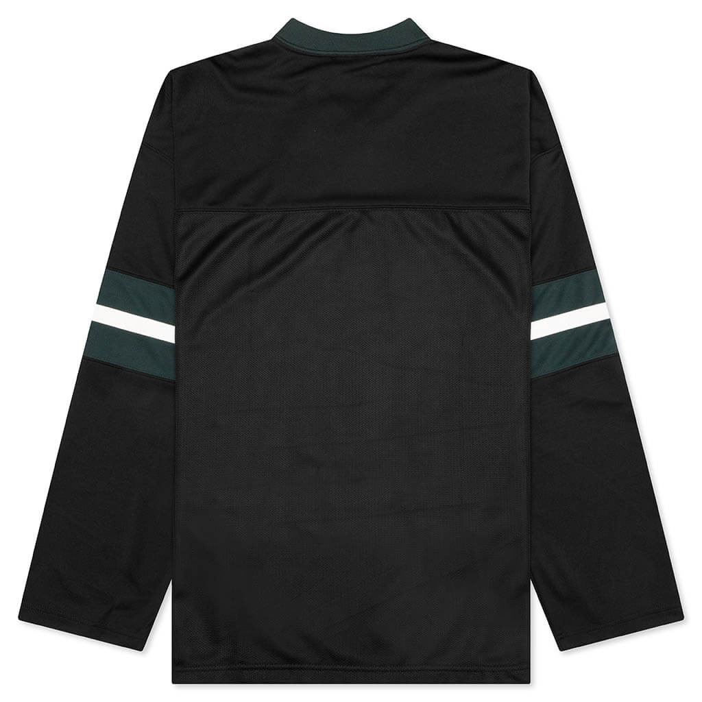 L/S Detroit Mesh T-Shirt - Black/Conifer/Wax