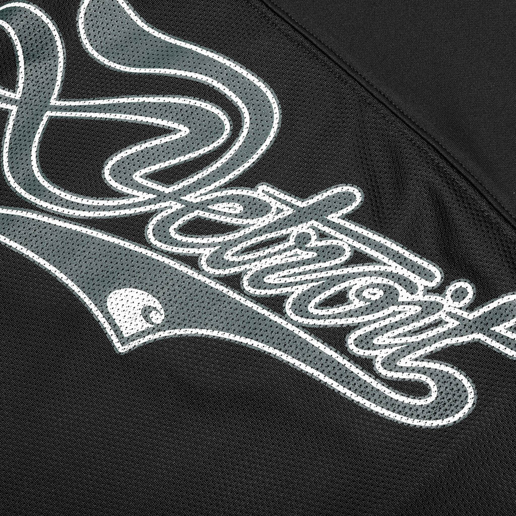 L/S Detroit Mesh T-Shirt - Black/Conifer/Wax