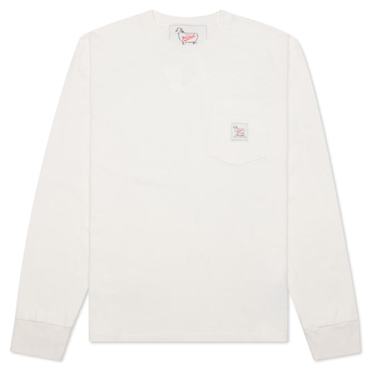 One Of These Days x Woolrich L/S Pocket Tee - Bone