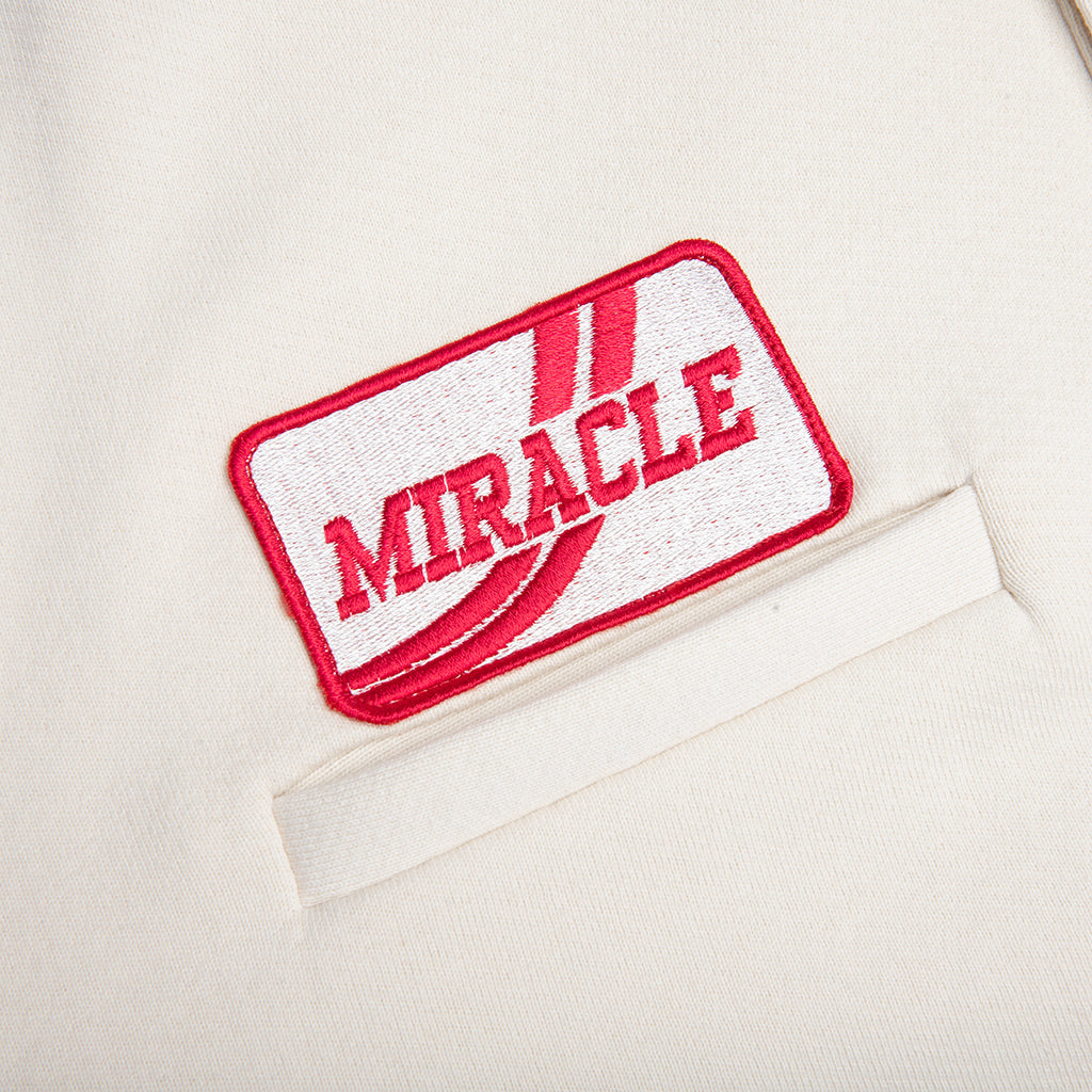 L/S Polo Henley Shirt - Egg White