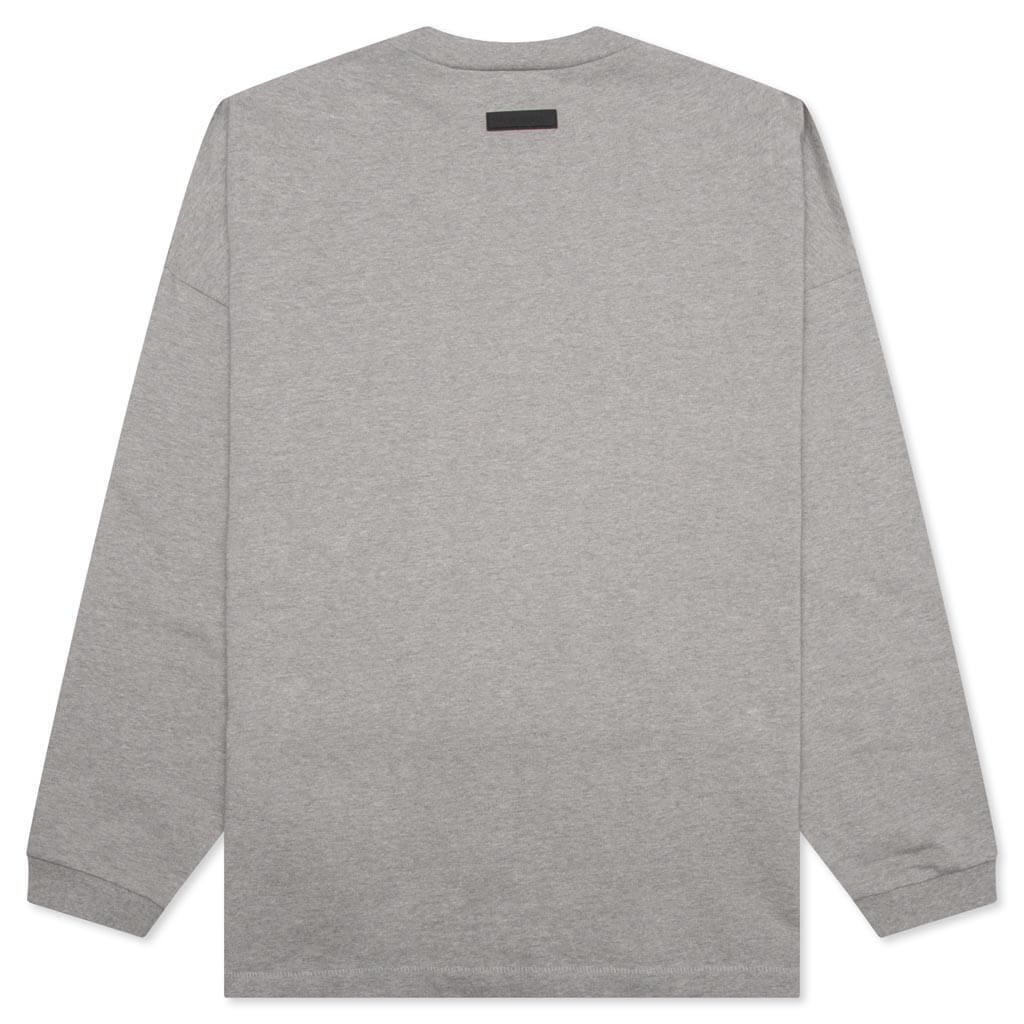 Heavy Jersey L/S Tee - Dark Heather Oatmeal